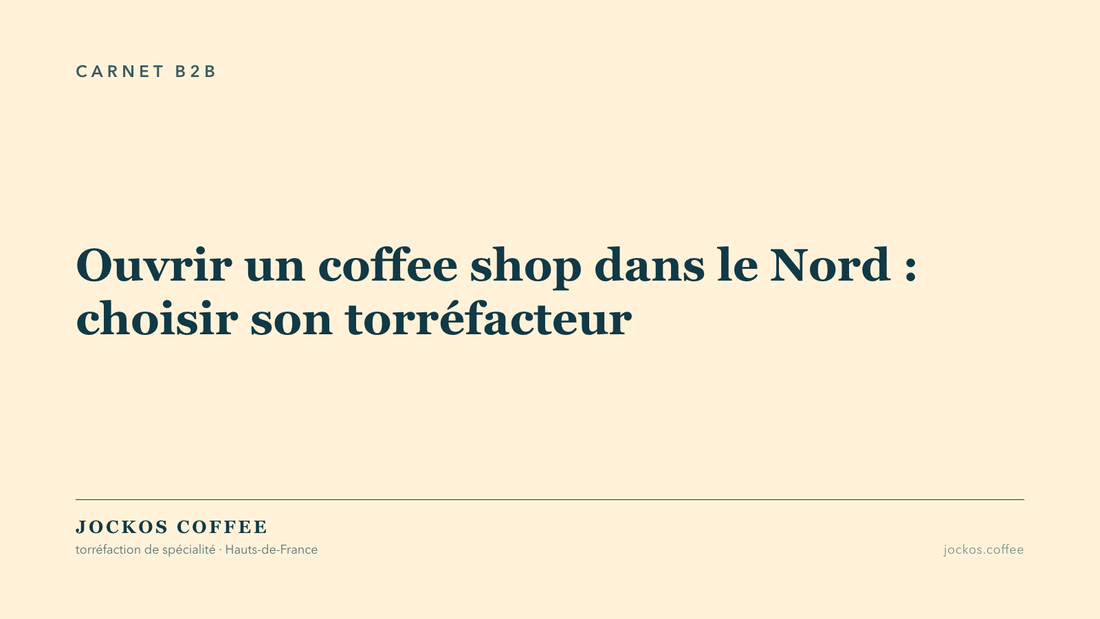Tuile typographique : ouvrir un coffee shop dans le Nord, choisir son torréfacteur