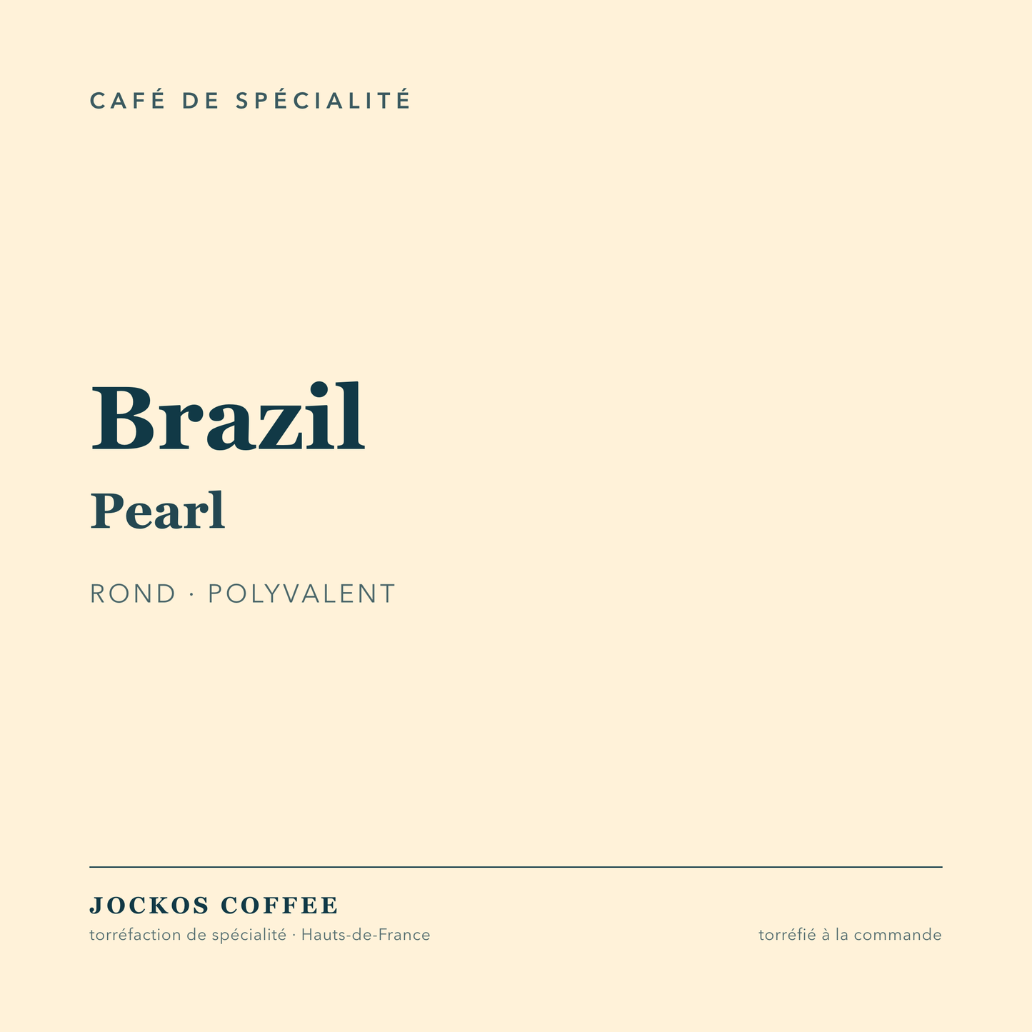 Brazil Pearl, café de spécialité pour professionnels, Jockos Coffee