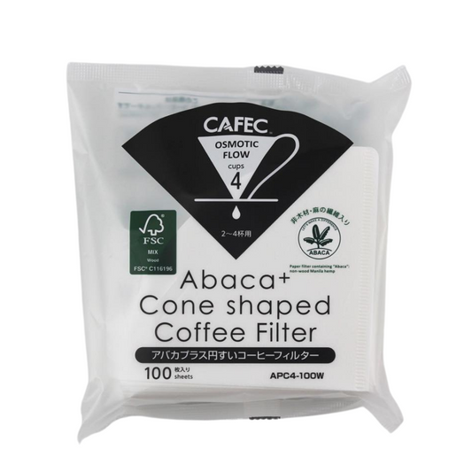 Filtres V60 CAFEC Abaca+ taille 02 - Jockos Coffee